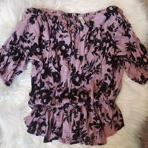 Free People Off The Shoulder Shirt